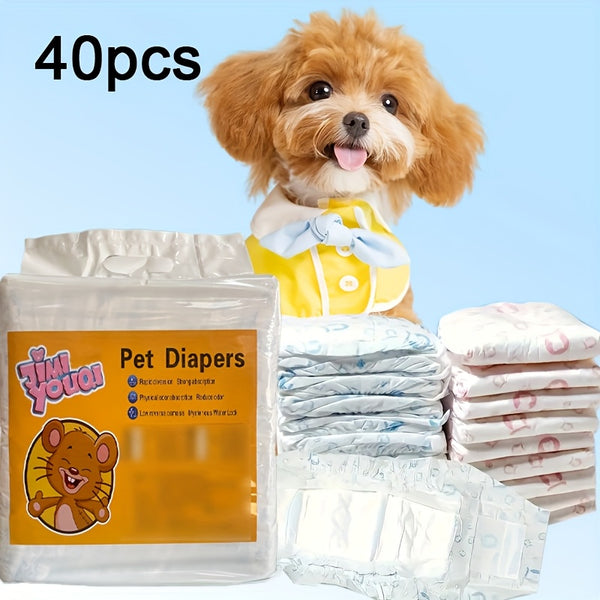 DryGuard Disposable Dog Diapers (40pcs)
