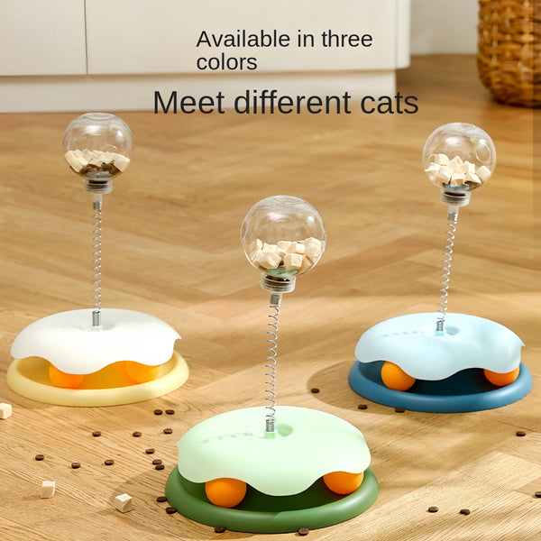 Interactive Cat & Dog Puzzle Feeder – Treat Dispensing Ball Toy