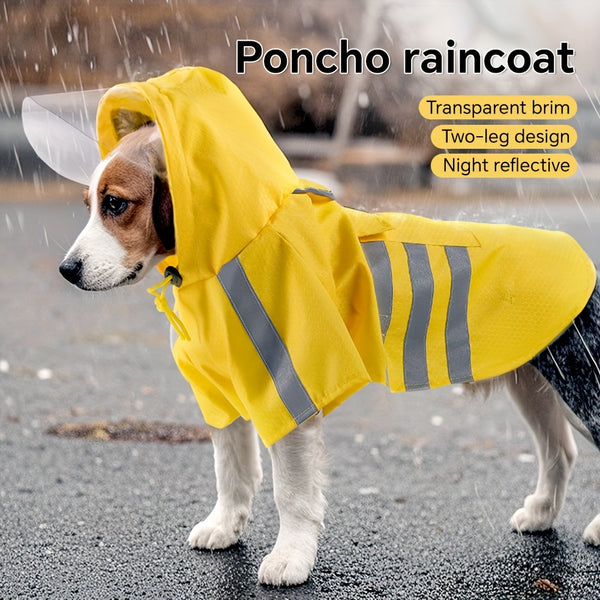 RainShield Full-Coverage Dog Raincoat